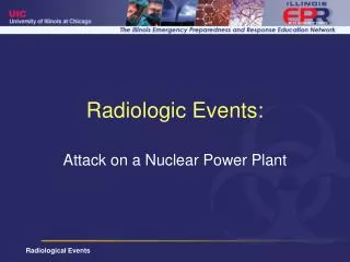 Radiologic Events: