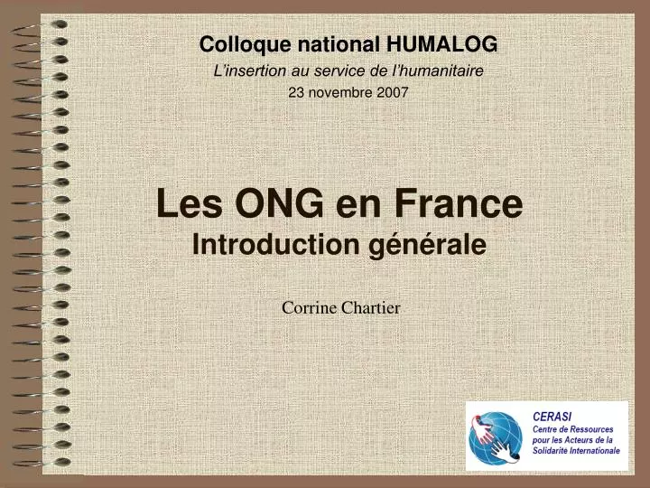 les ong en france introduction g n rale