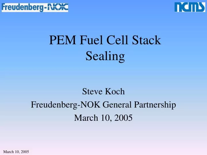 pem fuel cell stack sealing