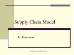 Supply Chain Model - slide 1