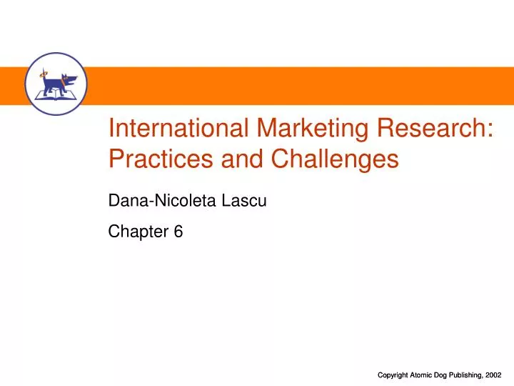 international marketing research practices and challenges