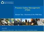 Process Safety Management (PSM) - slide 1
