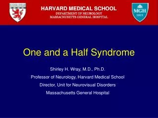 One and a Half Syndrome