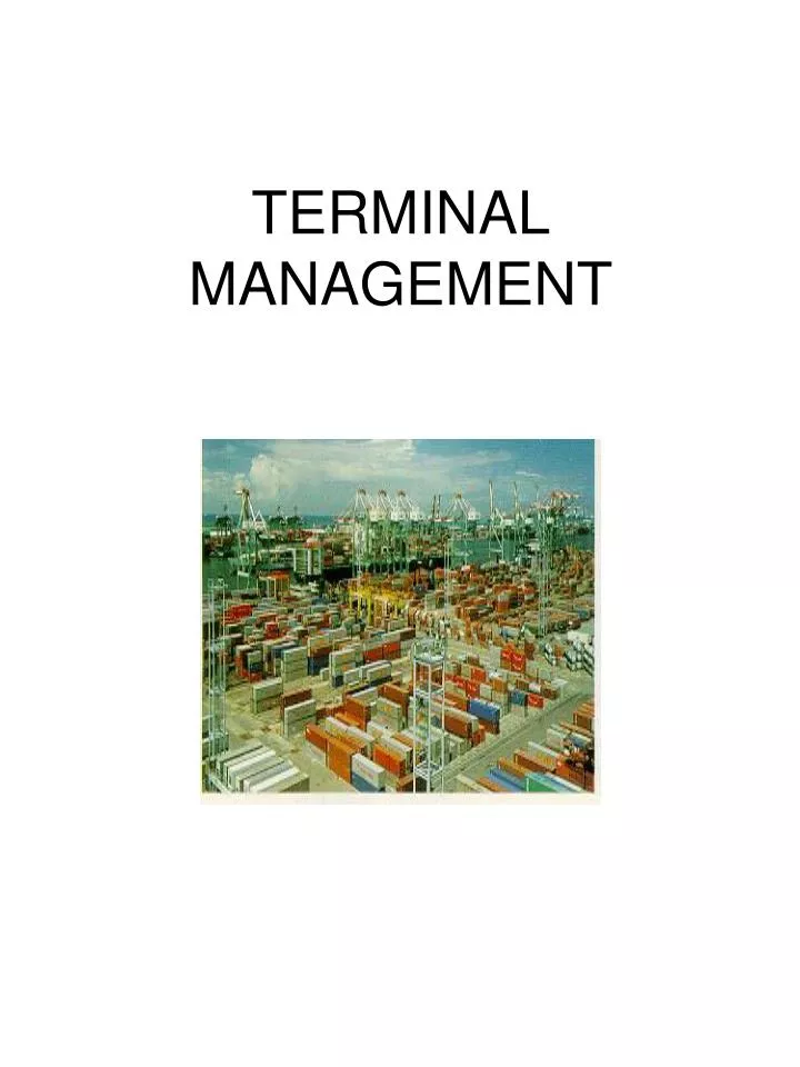 terminal management