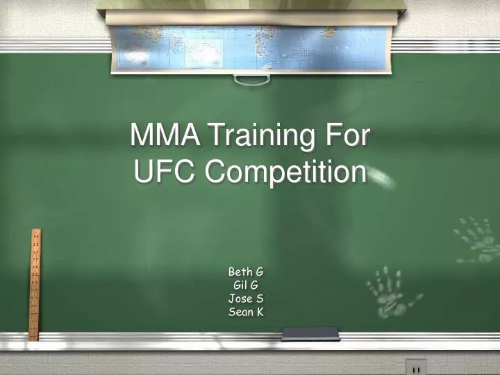 mma training for ufc competition
