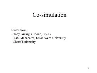 Co-simulation