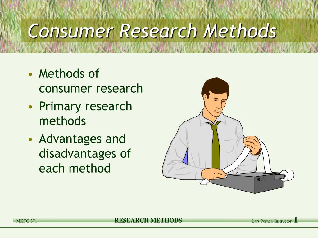 PPT - Consumer Research Methods PowerPoint Presentation, free download ...