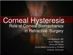 Corneal Hysteresis - slide 1