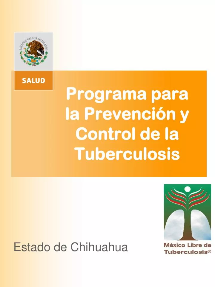 programa para la prevenci n y control de la tuberculosis