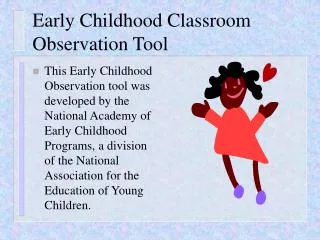 Early Childhood Classroom Observation Tool