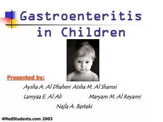 Gastroenteritis in Children