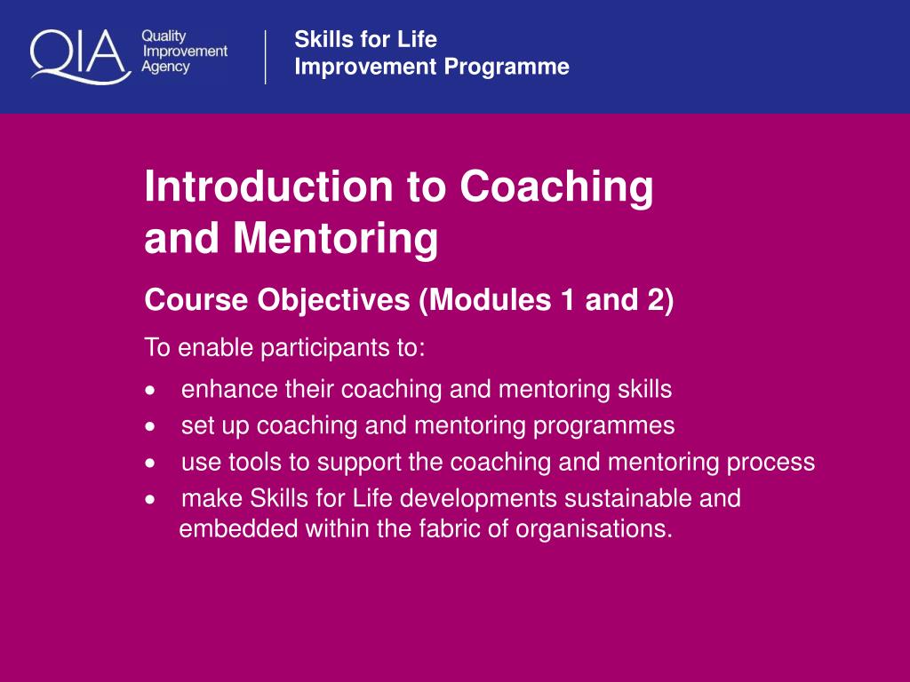 PPT - Introduction to Coaching and Mentoring PowerPoint Presentation ...