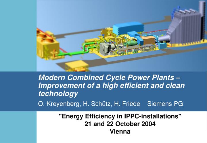 energy efficiency in ippc installations 21 and 22 october 2004 vienna