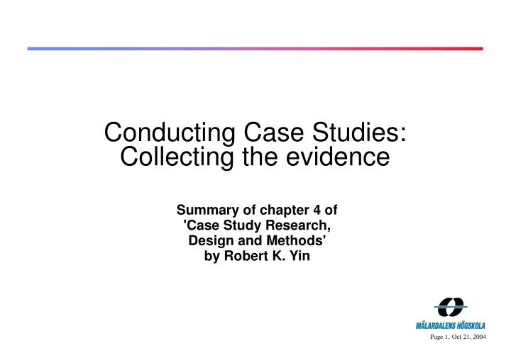 summary of chapter 4 of case study research design and methods by robert k yin