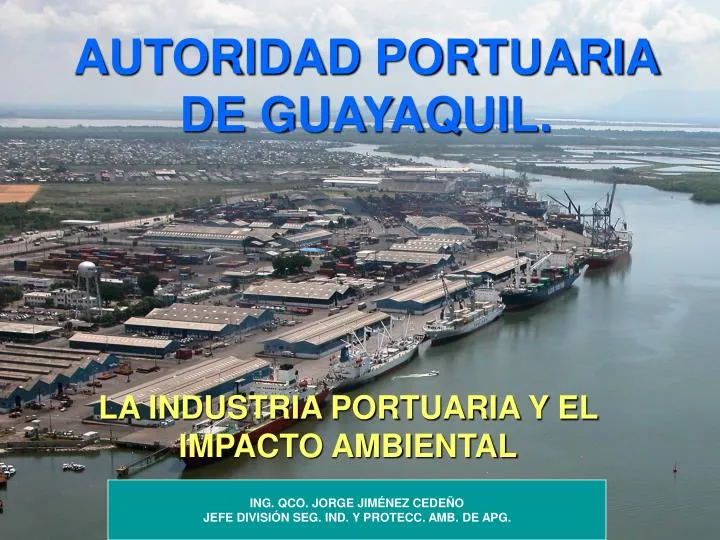 autoridad portuaria de guayaquil