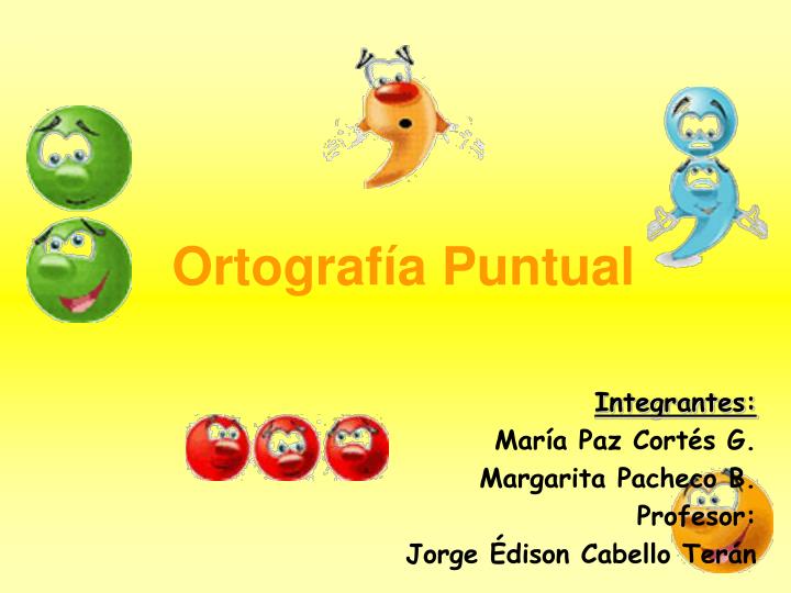 ortograf a puntual