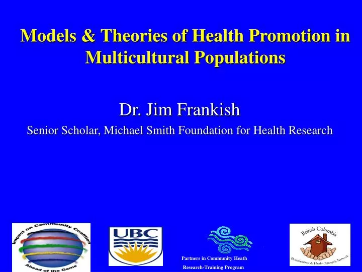 models theories of health promotion in multicultural populations