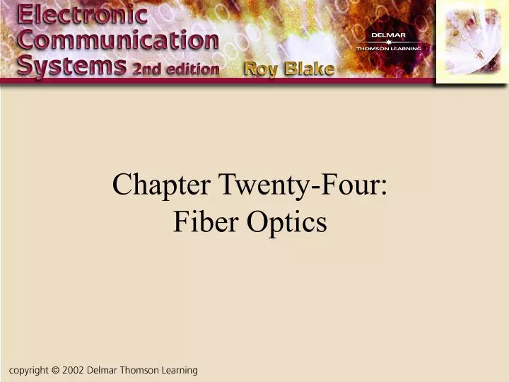 chapter twenty four fiber optics