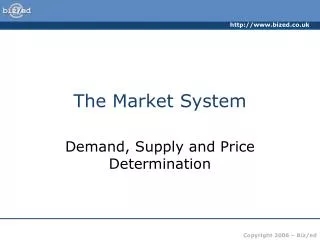 The Market System