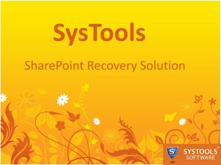 sharepoint recovery solution