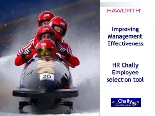 Improving Management Effectiveness HR Chally Employee selection tool