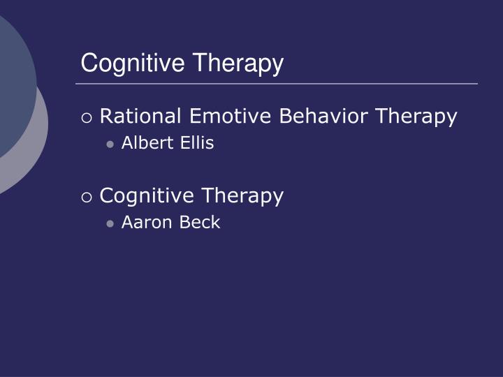 cognitive therapy