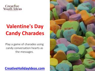 Valentine's Day Candy Charades