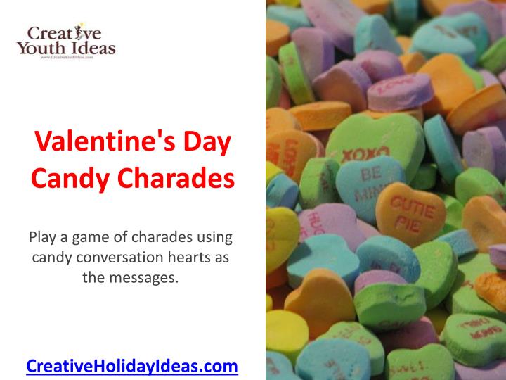 valentine s day candy charades