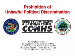 Prohibition of Unlawful Political Discrimination