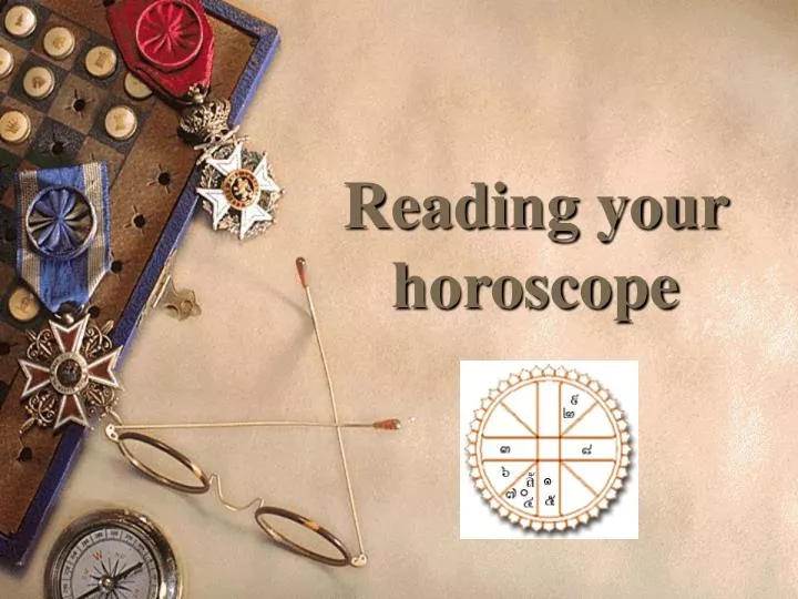 reading your horoscope