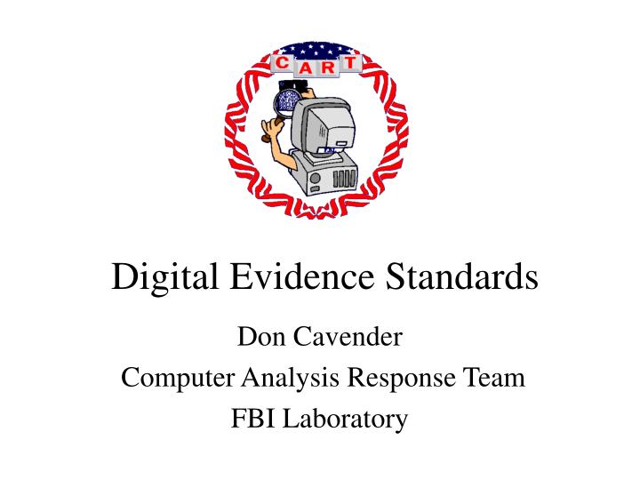 digital evidence standards