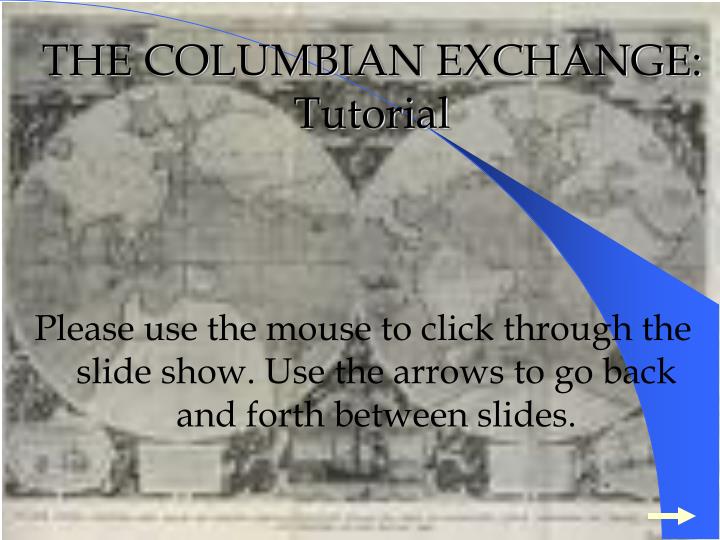 the columbian exchange tutorial