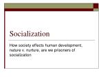 Socialization - slide 1