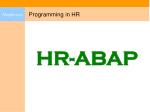 Programming in HR - slide 1