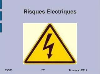 Risques Electriques
