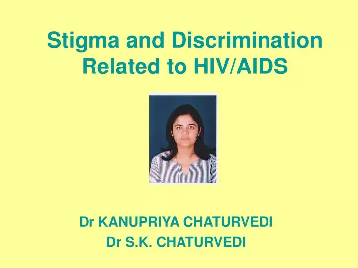 stigma and discrimination related to hiv aids
