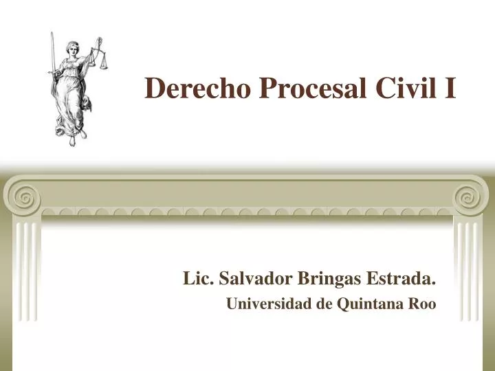 derecho procesal civil i