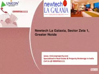 Newtech La Galaxia Flats Greater Noida