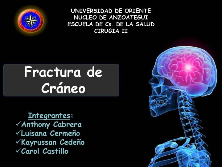 fractura de cr neo