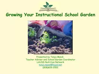 Growing Your Instructional School Garden