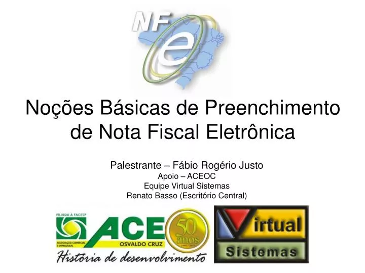 no es b sicas de preenchimento de nota fiscal eletr nica