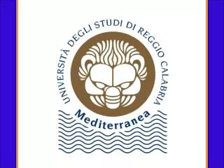 The Università degli Studi Mediterranea di Reggio Calabria is set in a position of outstanding natural beauty.