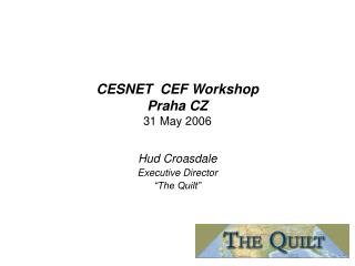CESNET CEF Workshop Praha CZ 31 May 2006