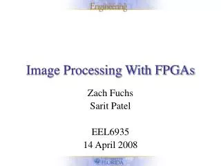 Image Processing With FPGAs