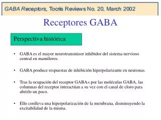 Receptores GABA