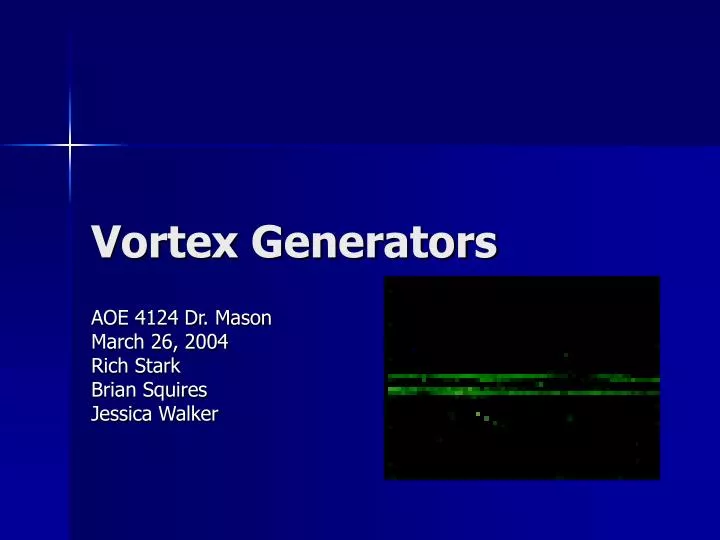 vortex generators