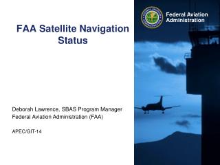 FAA Satellite Navigation Status