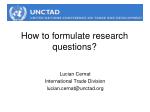 How to formulate research questions? - slide 1