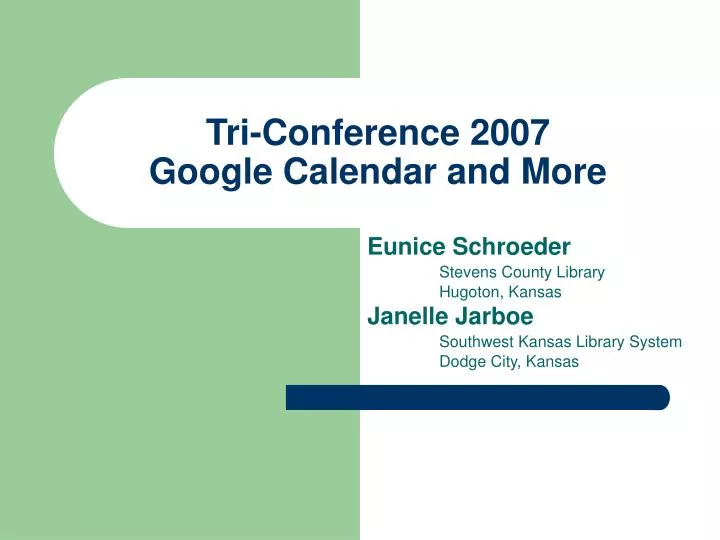 tri conference 2007 google calendar and more