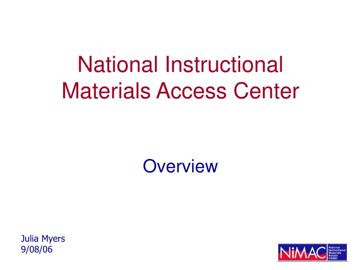 national instructional materials access center